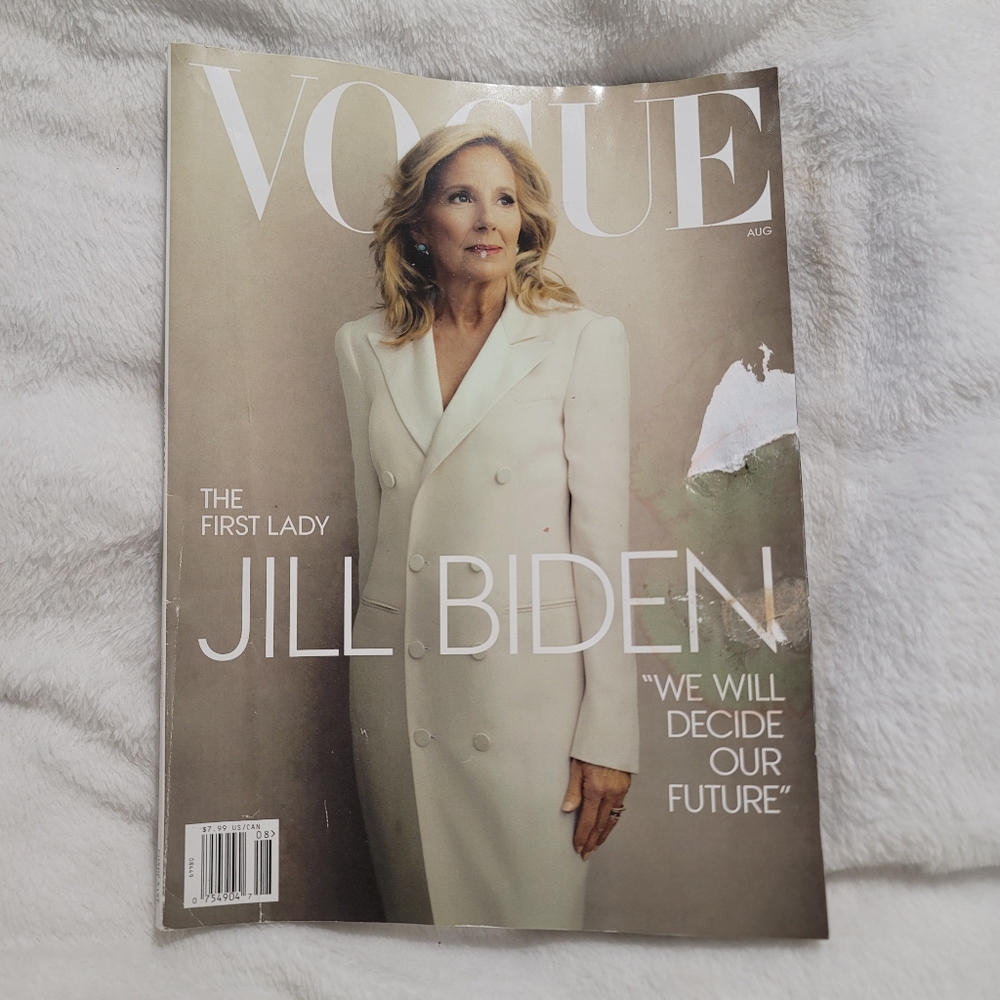 Vogue Magazine Cover with Jill Biden‎